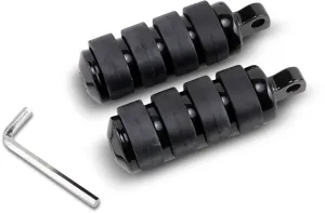 1603-0352 - DRAG SPECIALTIES Soft-Ride Footpeg - Black - Large 361030