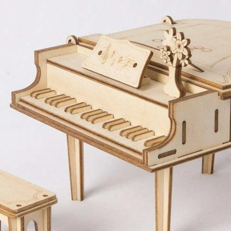 3D Wooden Puzzle Grand Piano Rolife TG402 Robotime