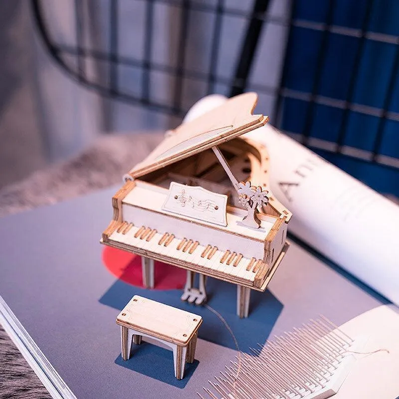 3D Wooden Puzzle Grand Piano Rolife TG402 Robotime