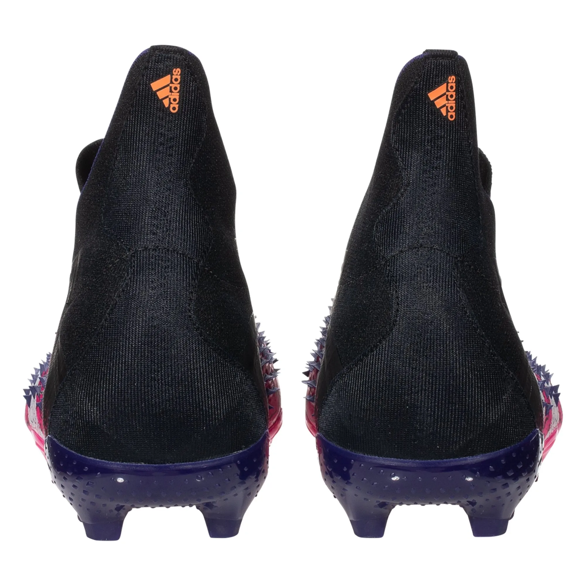 adidas Predator Freak   Junior Firm Ground Soccer Cleat -   Core Black/Cloud White/Shock Pink