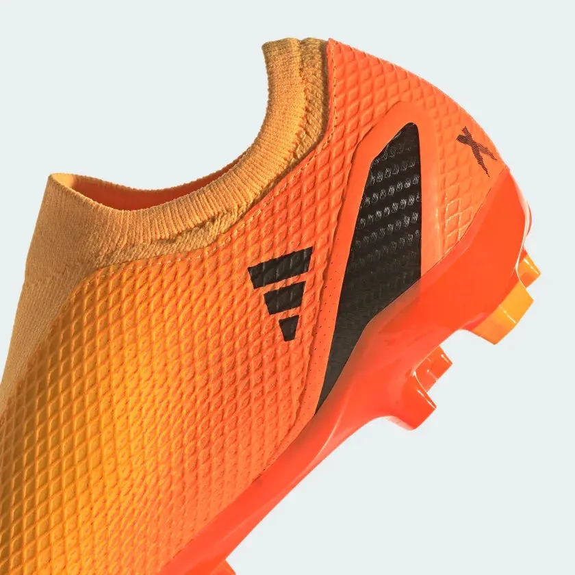 adidas X Speedportal.3 Laceless FG Firm Ground Soccer Cleat - Solar Gold / Core Black / Team Solar Orange
