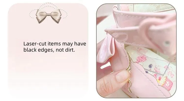 Aimee~Sakura~Sweet Lolita Heels Cute Mid-heel Mary Jane Shoes