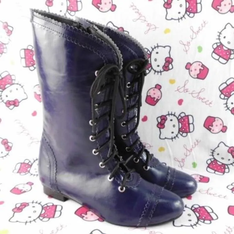 Antaina~Elegant Lolita Heel Boots Heel Shoes Multicolor