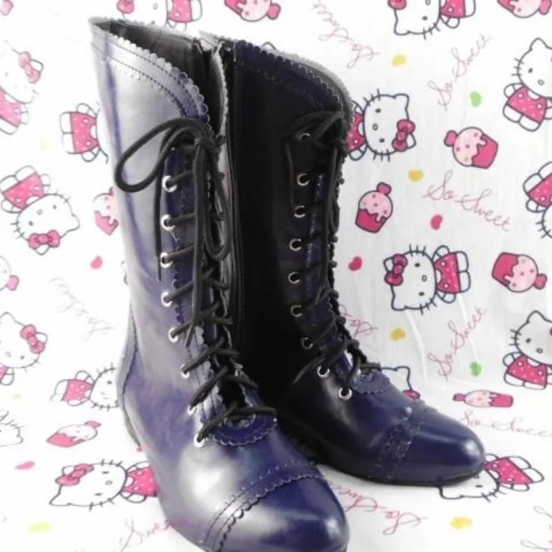 Antaina~Elegant Lolita Heel Boots Heel Shoes Multicolor
