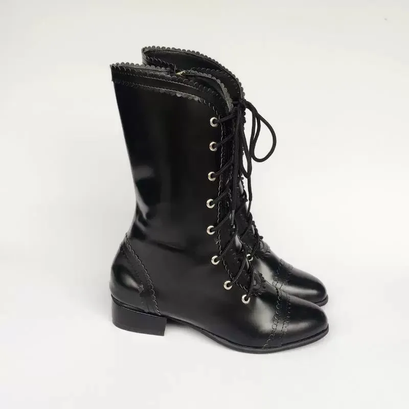 Antaina~Elegant Lolita Heel Boots Kawaii Shoes