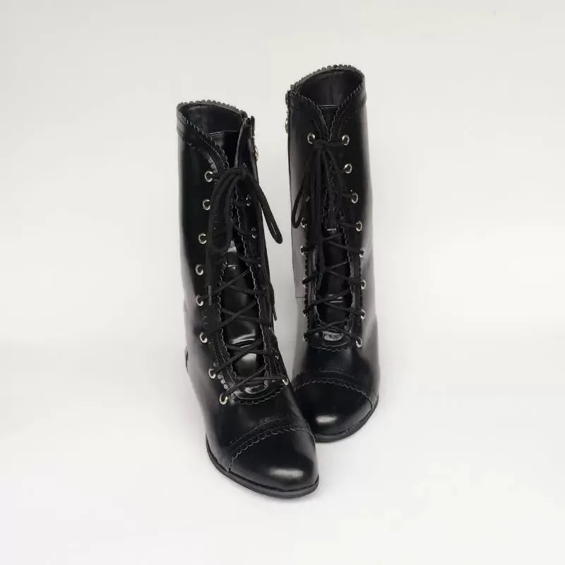 Antaina~Elegant Lolita Heel Boots Kawaii Shoes