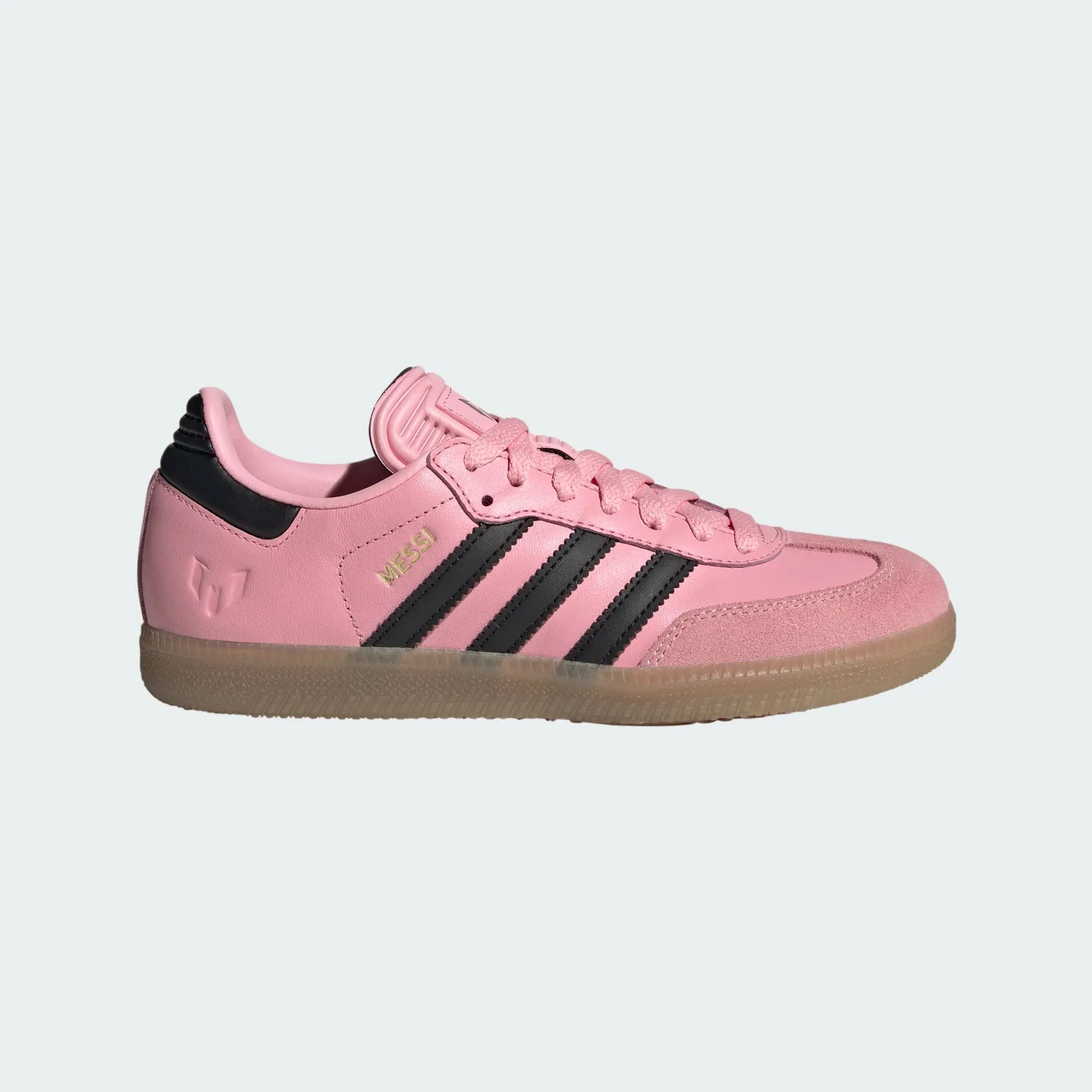 Big Kids' Adidas Samba Indoor Messi "Light Pink Black" (Unisex)