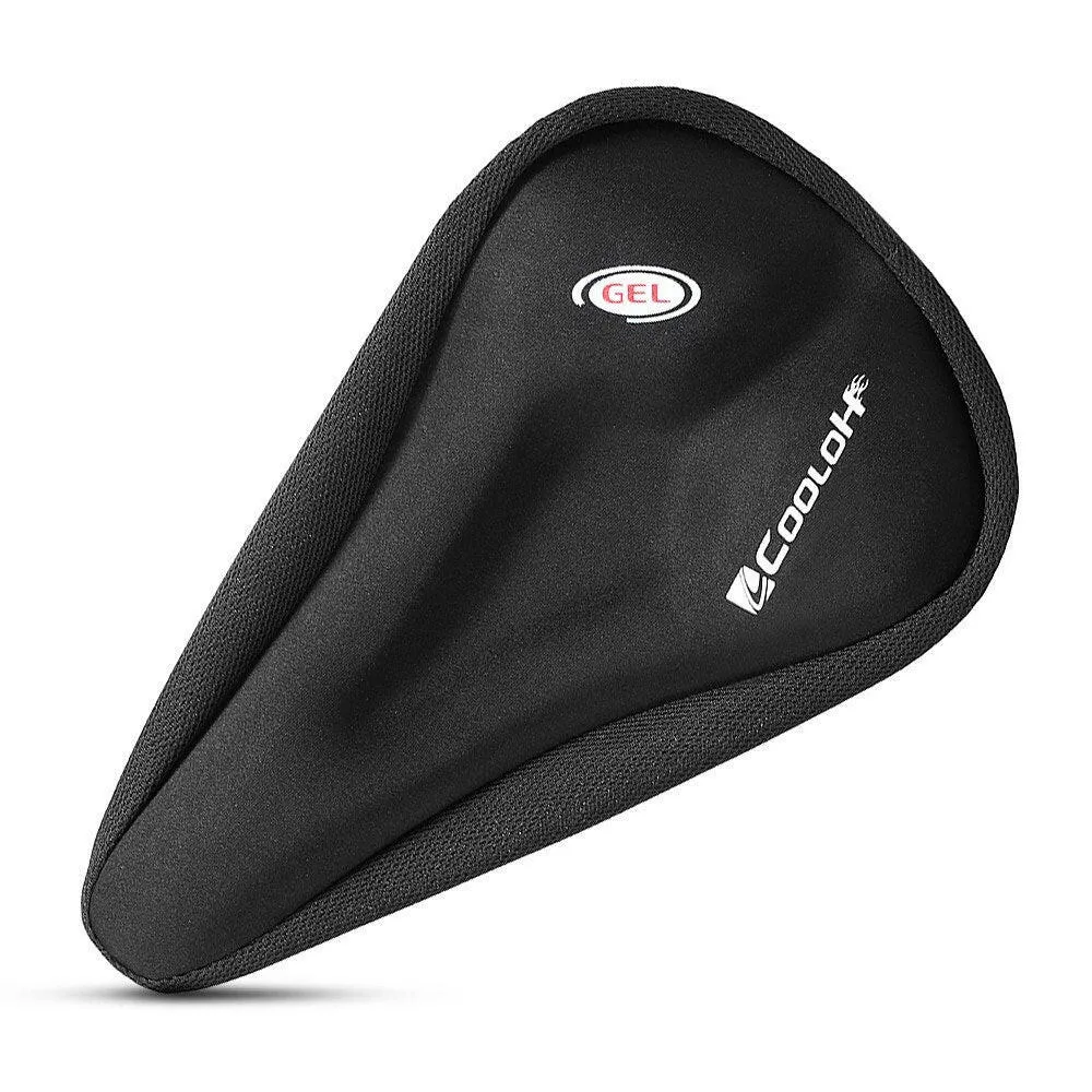 Bike Saddle Cushion Bicycle Seat Cover Silicone Gel Cover Ergonomic Comfortable Bicycle Saddle Cover for Stationary Exercise Bike Cycling Road Bike