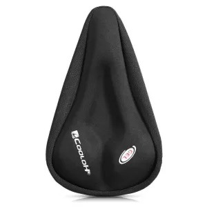 Bike Saddle Cushion Bicycle Seat Cover Silicone Gel Cover Ergonomic Comfortable Bicycle Saddle Cover for Stationary Exercise Bike Cycling Road Bike
