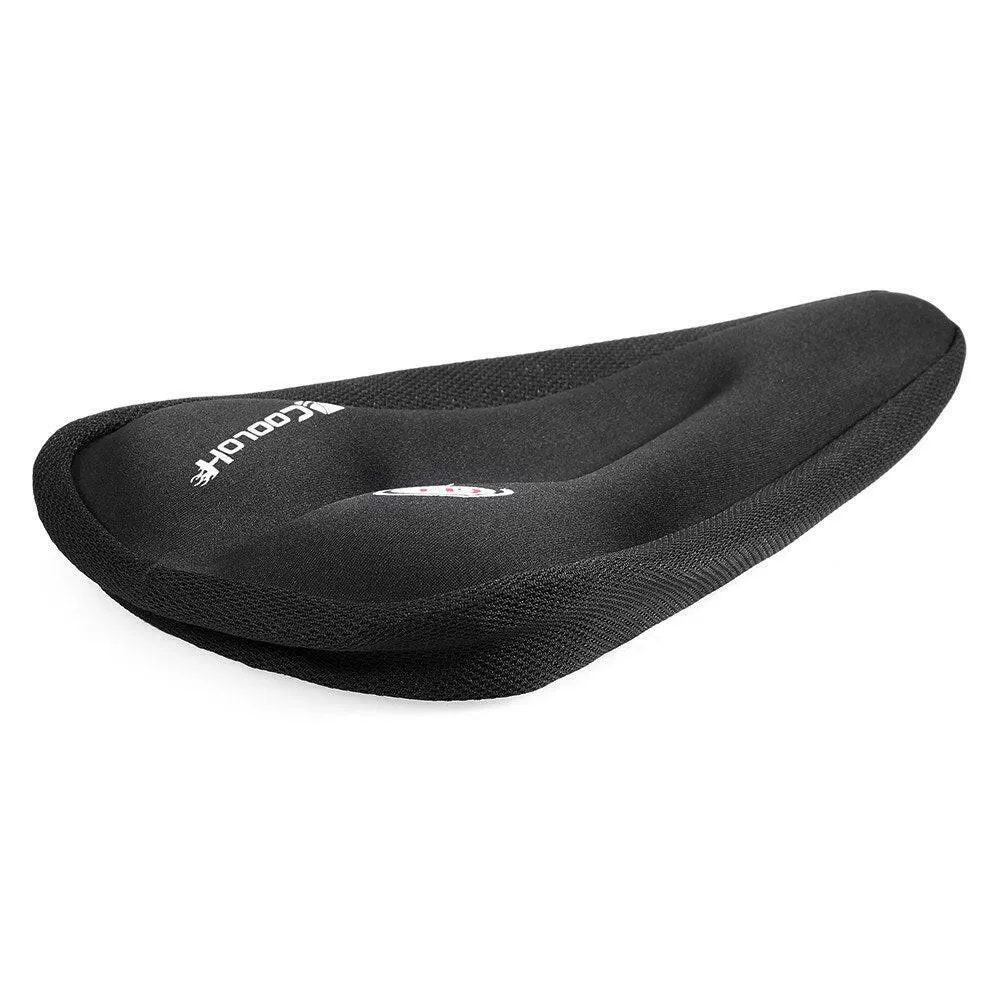 Bike Saddle Cushion Bicycle Seat Cover Silicone Gel Cover Ergonomic Comfortable Bicycle Saddle Cover for Stationary Exercise Bike Cycling Road Bike