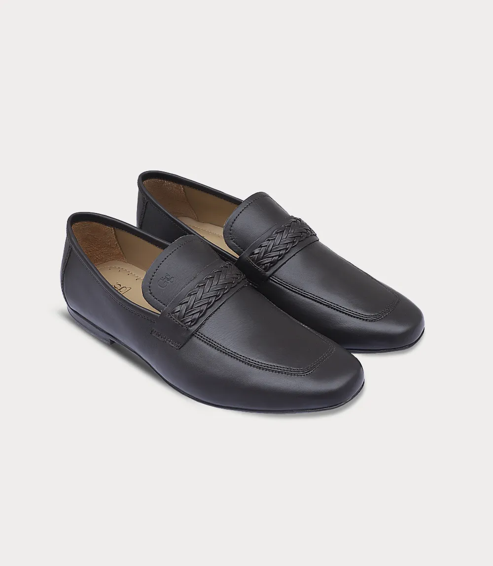 BM6784-COFFEE-Men Formal Slip on