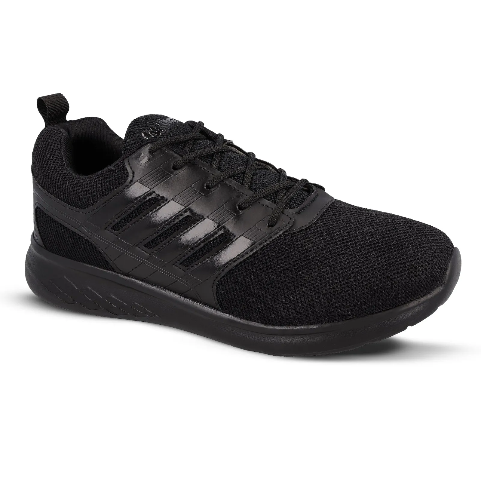 Boy's Lace-up Sports Shoe - WS3008 Black Black