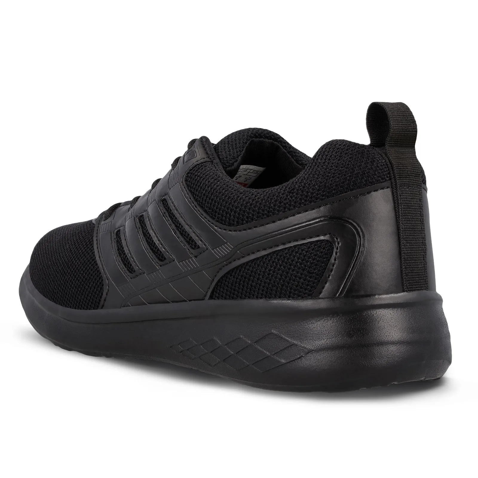 Boy's Lace-up Sports Shoe - WS3008 Black Black