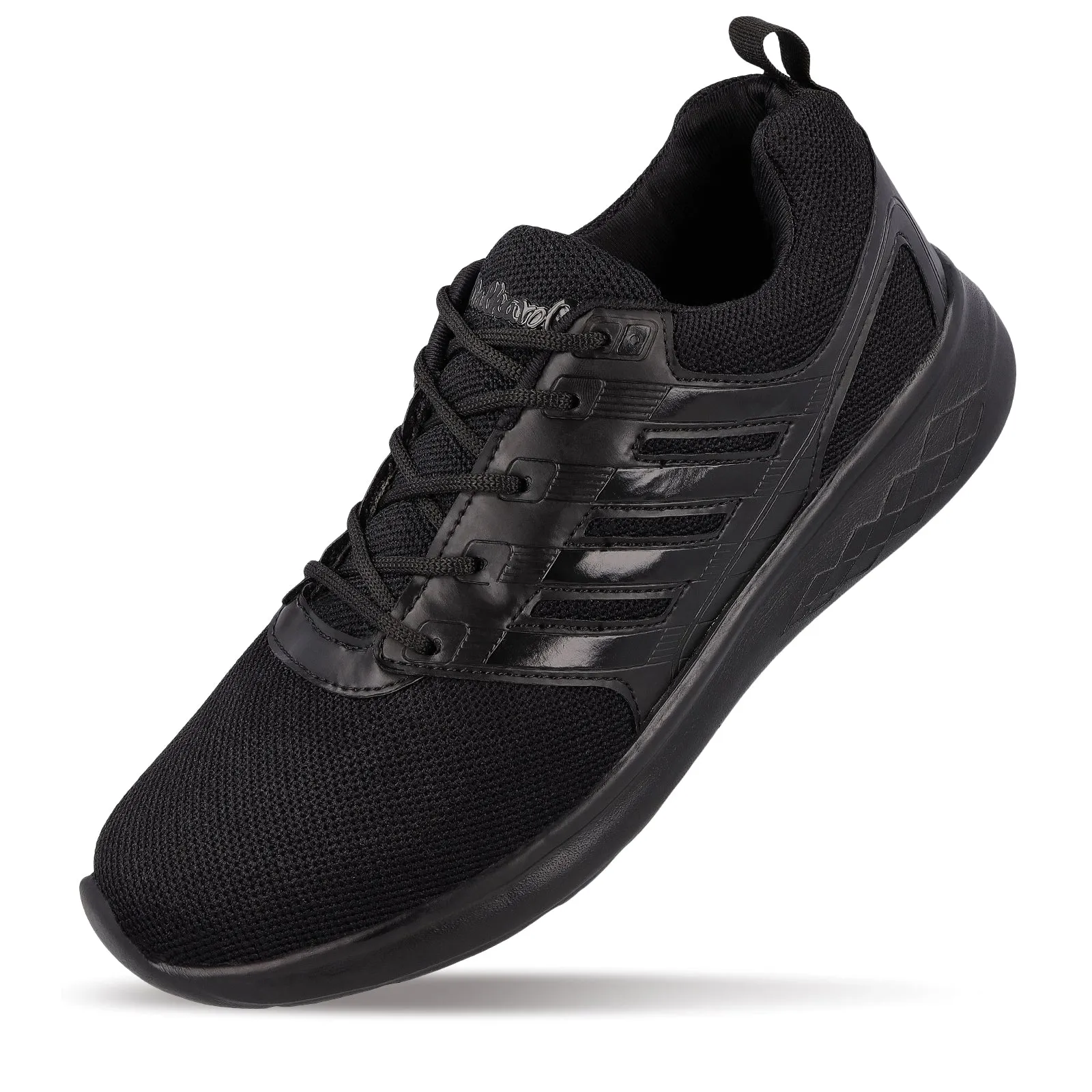 Boy's Lace-up Sports Shoe - WS3008 Black Black