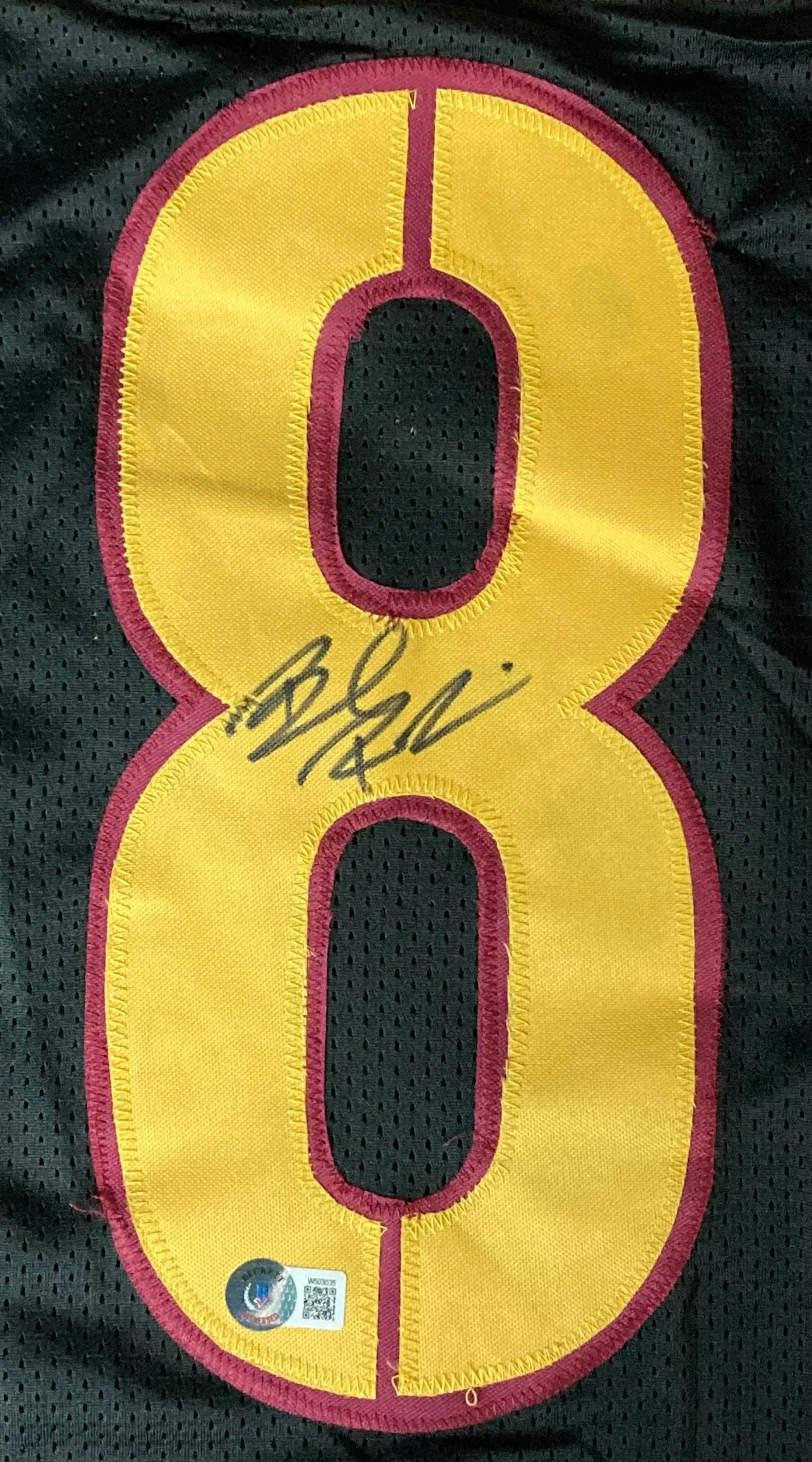 Brian Robinson Jr Washington Signed Black Alternate Football Jersey BAS