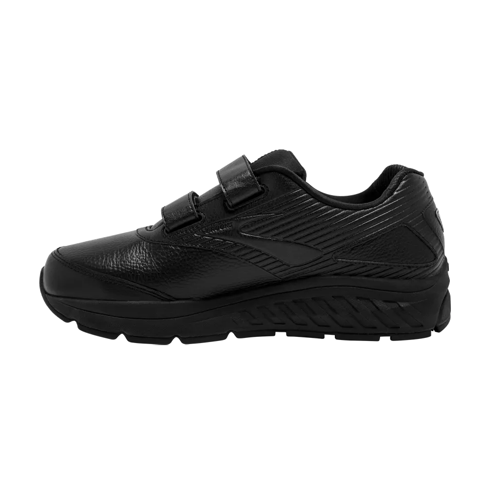 Brooks Men's Addiction Walker V-Strap 2 2E Width Black/Black