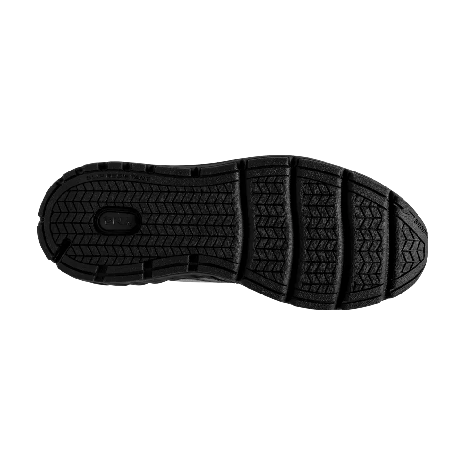 Brooks Men's Addiction Walker V-Strap 2 2E Width Black/Black