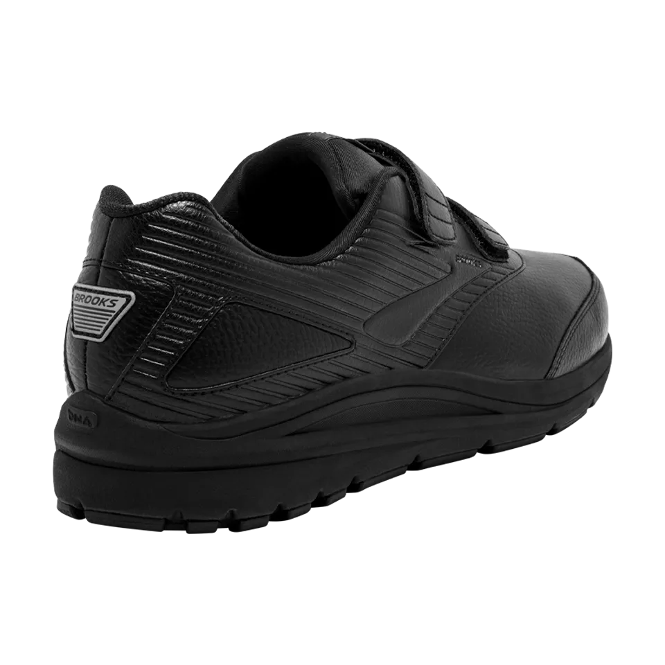 Brooks Men's Addiction Walker V-Strap 2 2E Width Black/Black