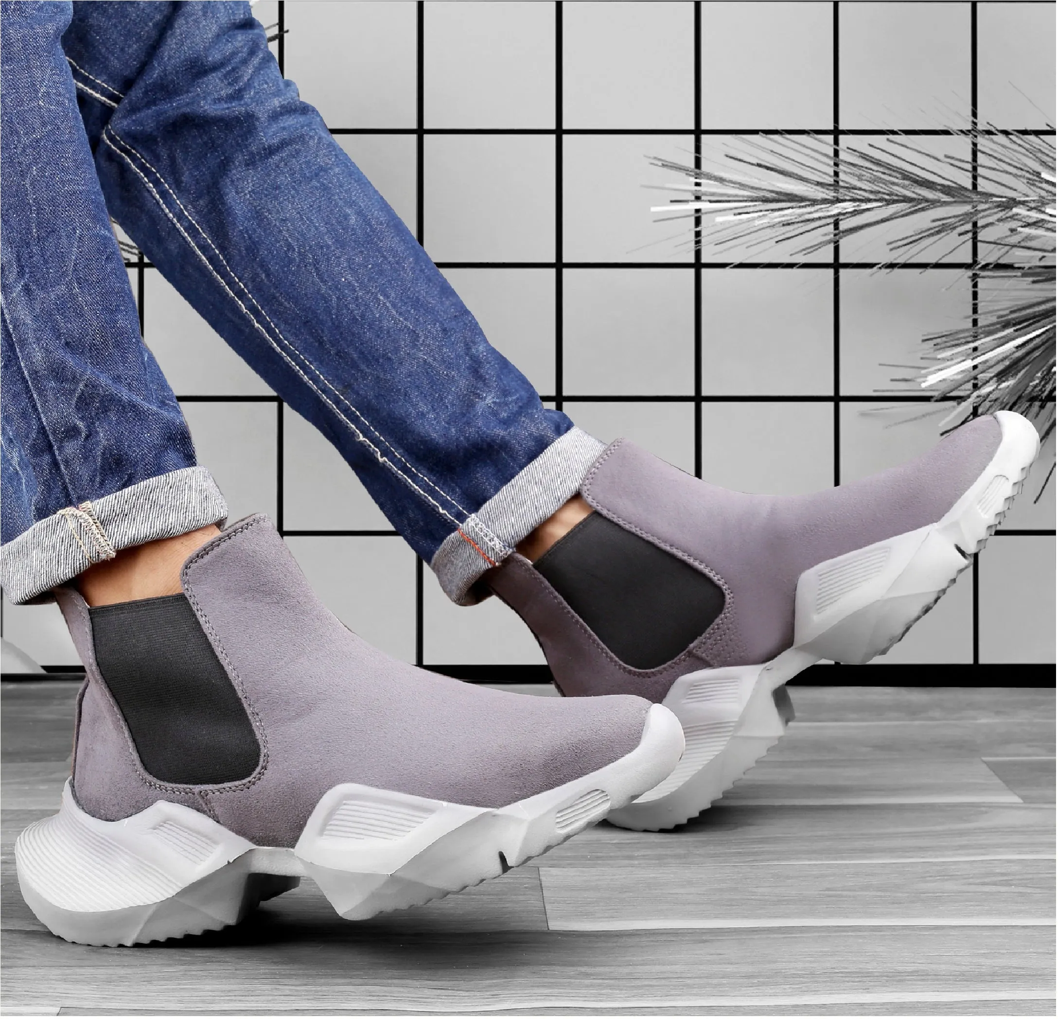 Bxxy's Designer Suede Chelsea Boots