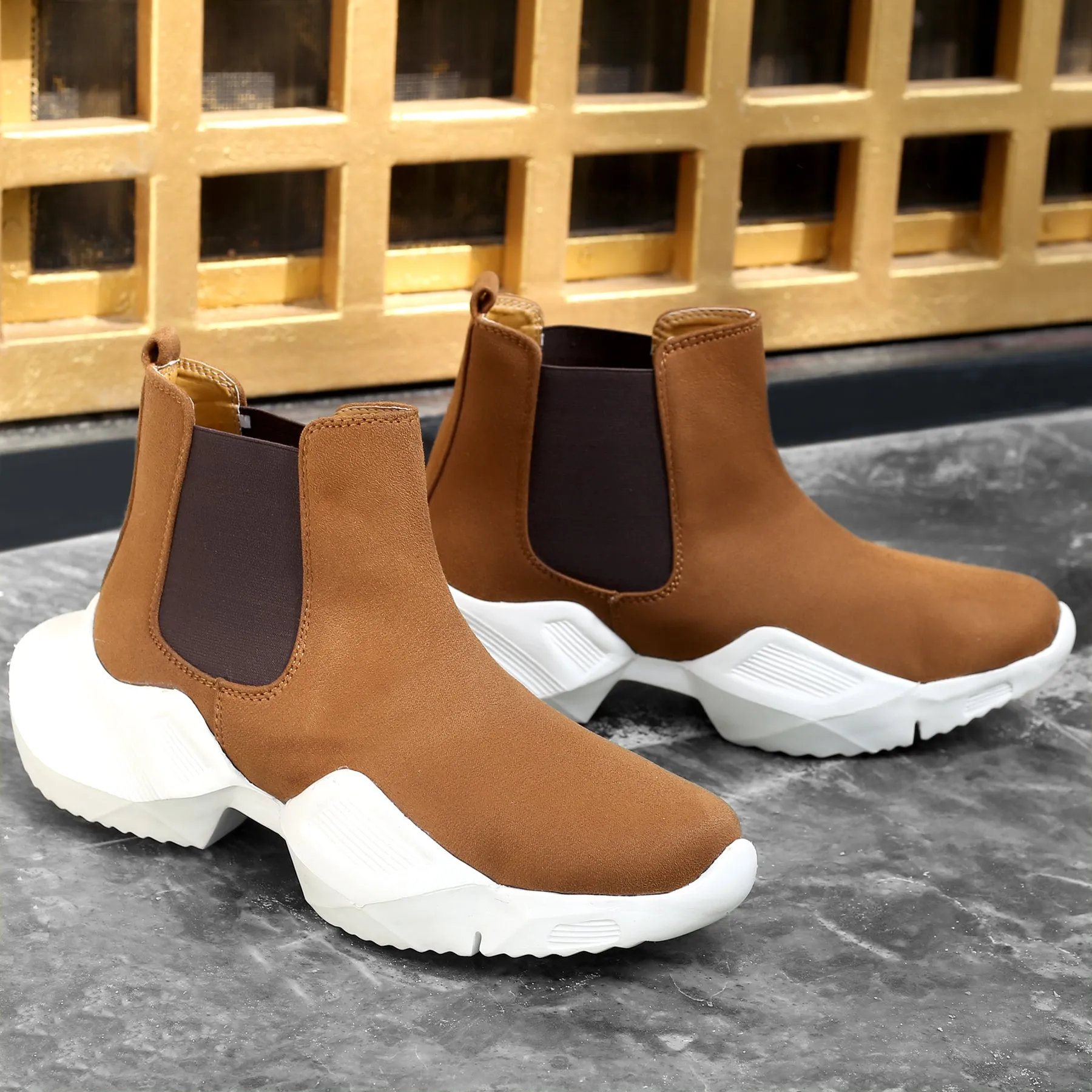 Bxxy's Designer Suede Chelsea Boots