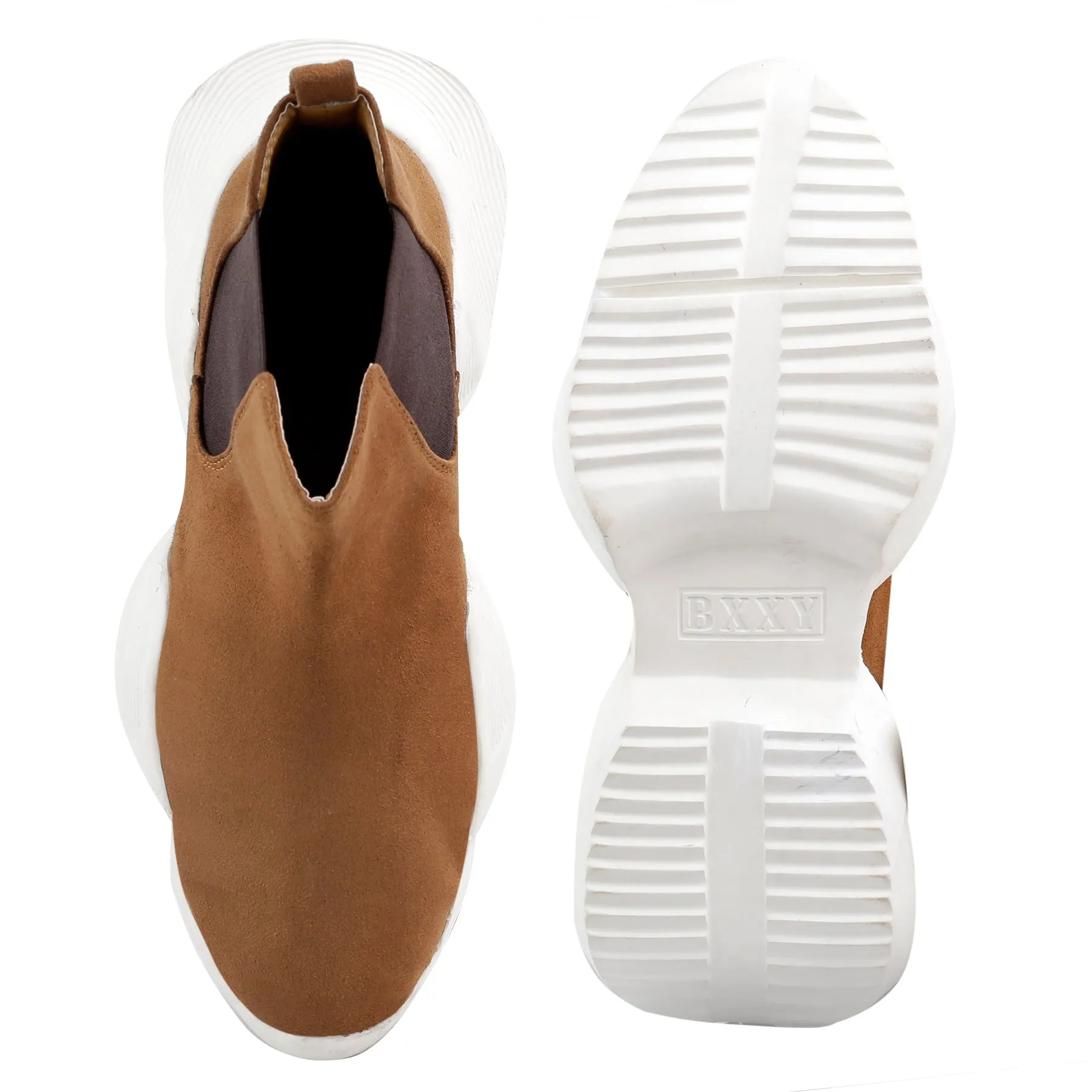 Bxxy's Designer Suede Chelsea Boots