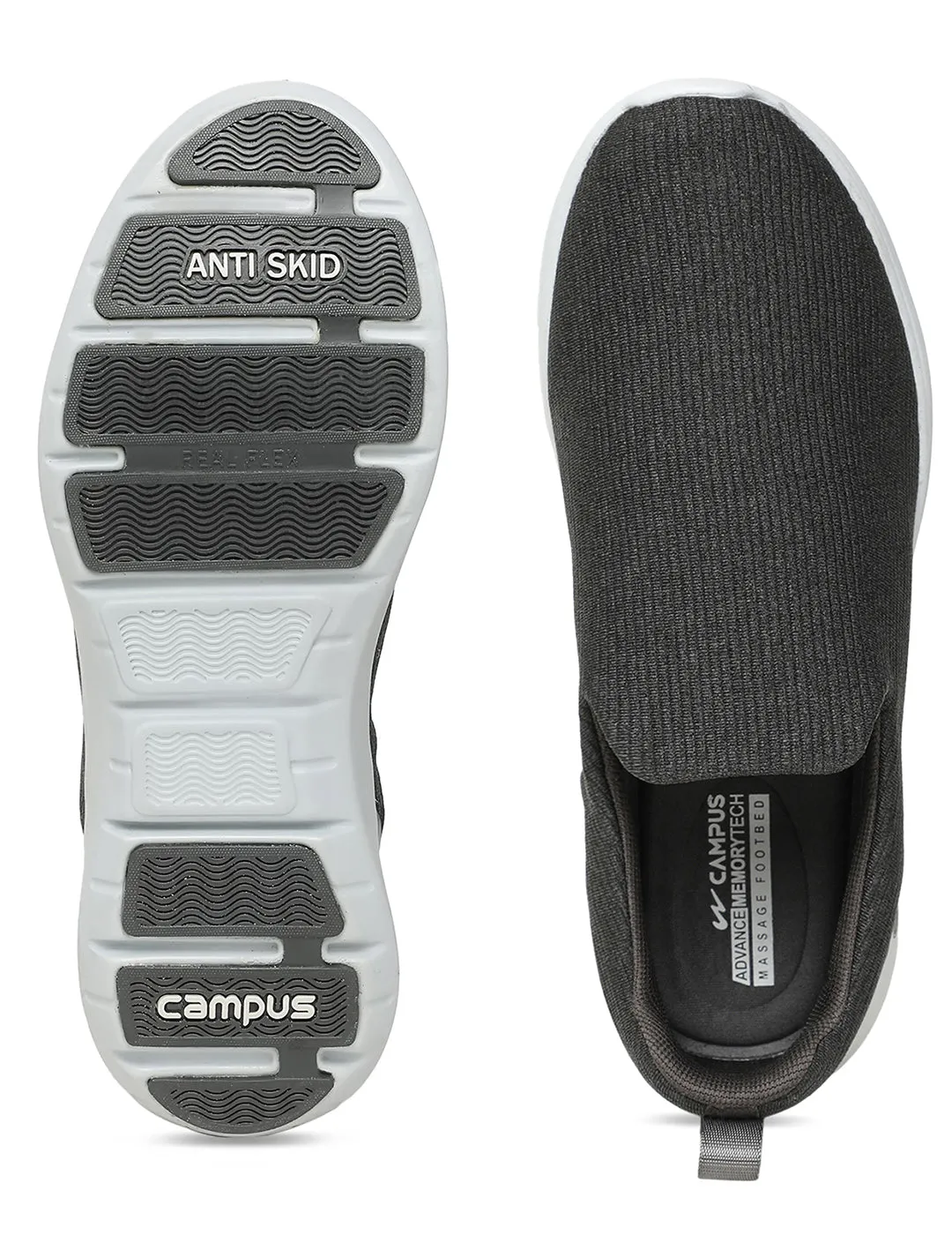 CAMP WAY Grey Men's Walking Shoes