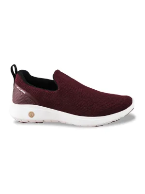 CAMP WAY Maroon Men's Walking Shoes