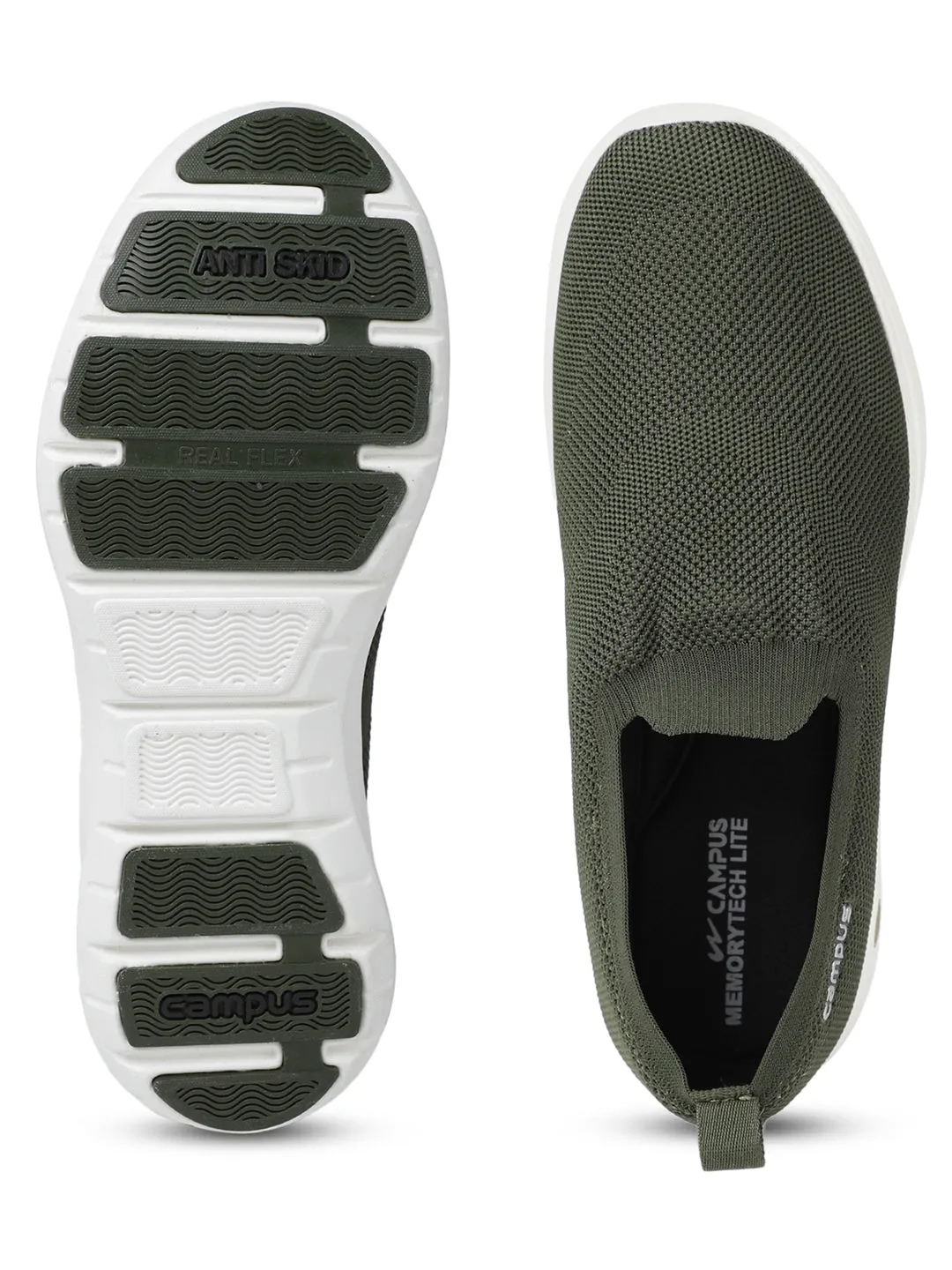 CAMP WAY Olive Men's Walking Shoes