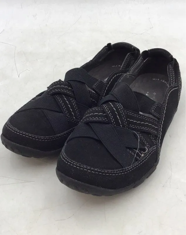 Clarks Women's Black Casual Slip-On Shoes - Size 8M