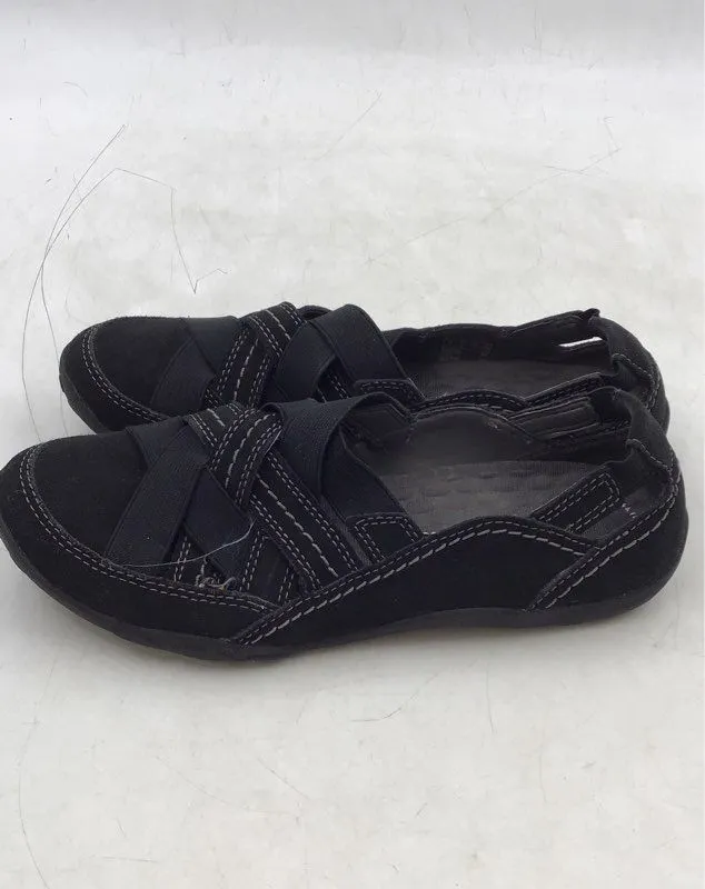 Clarks Women's Black Casual Slip-On Shoes - Size 8M