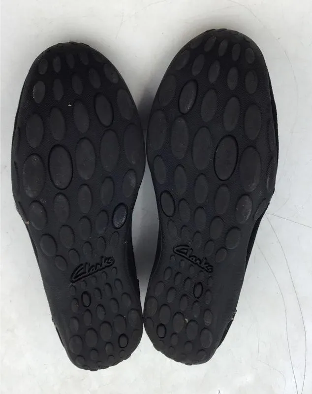 Clarks Women's Black Casual Slip-On Shoes - Size 8M