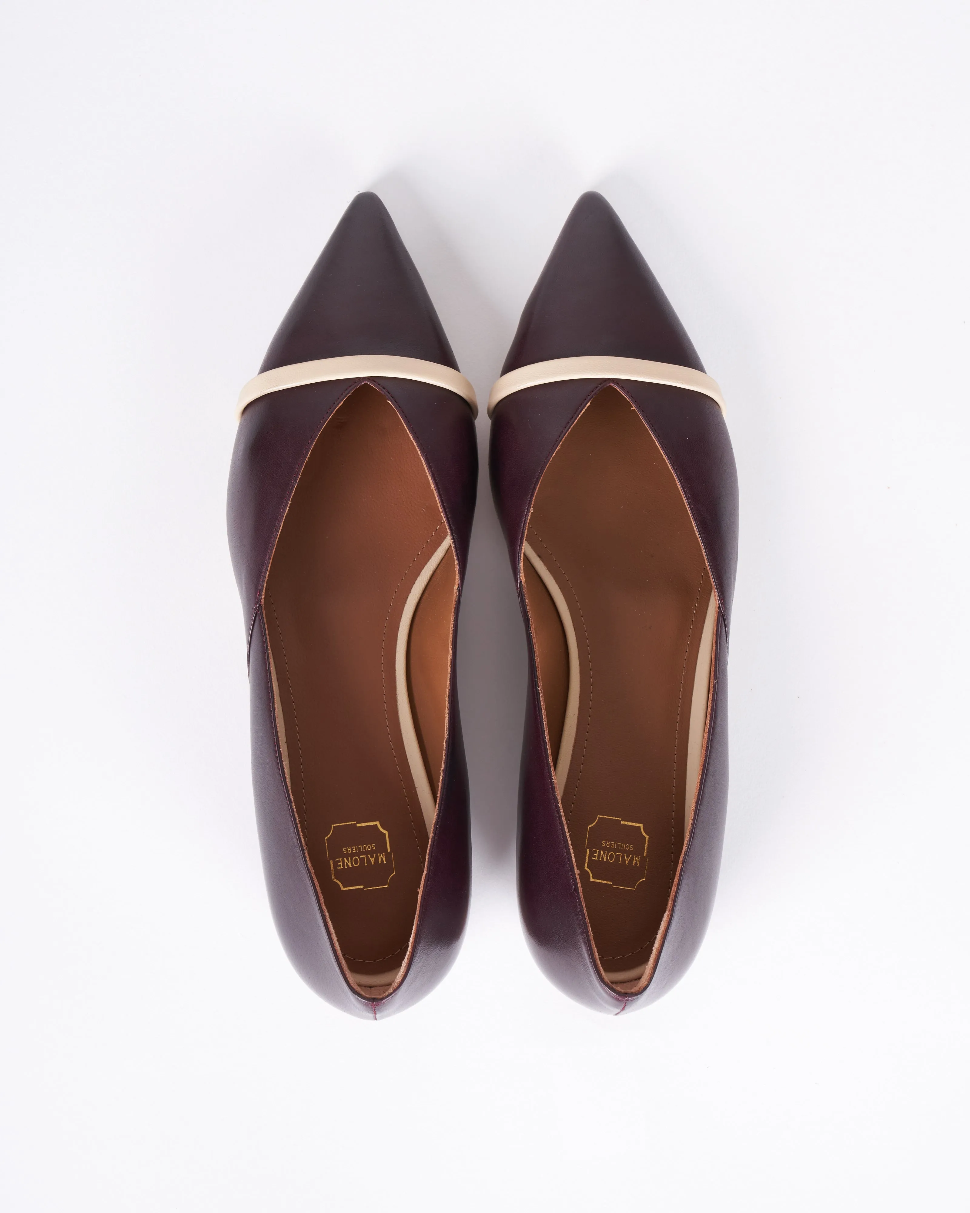 colette flat - chocolate/butter