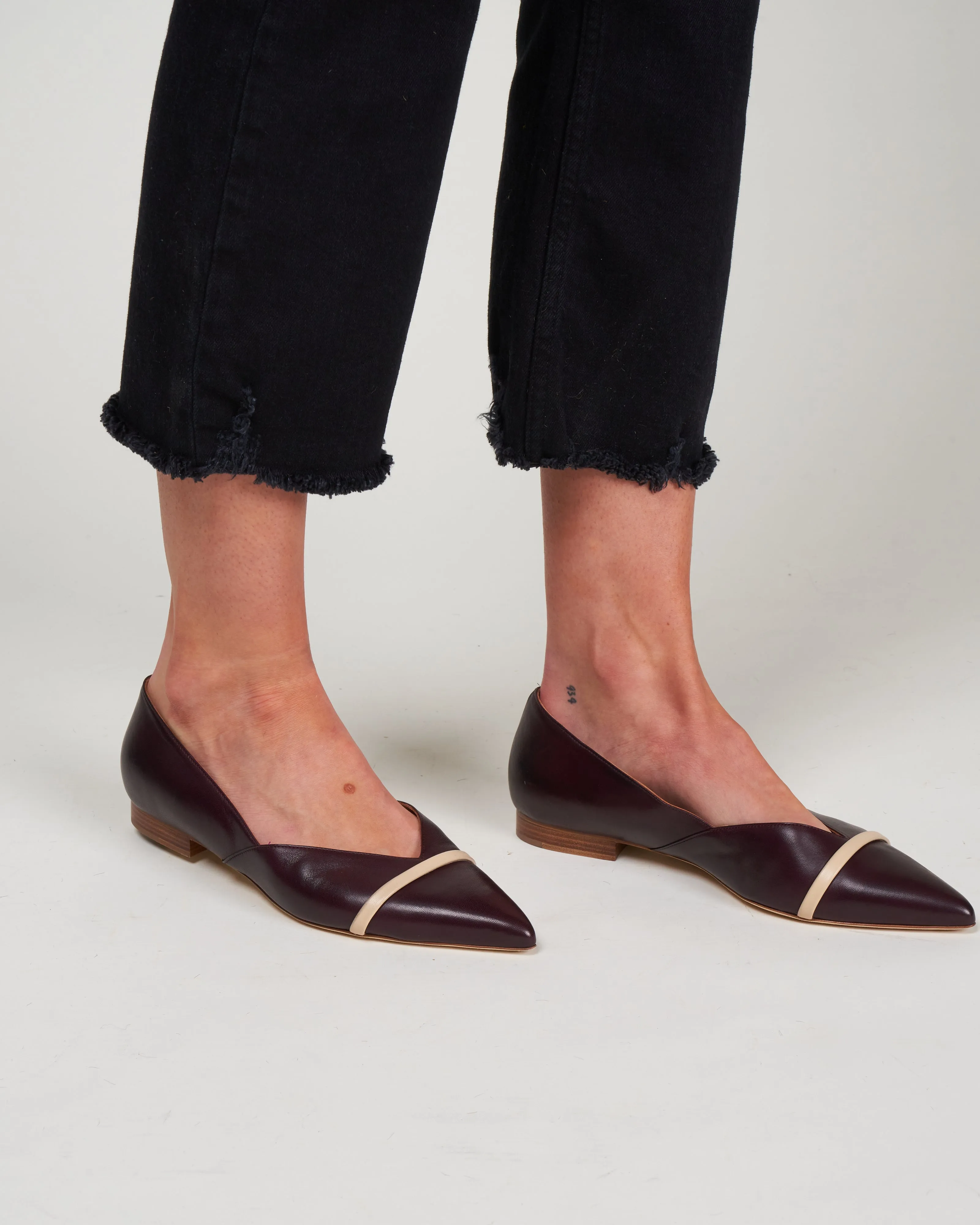 colette flat - chocolate/butter