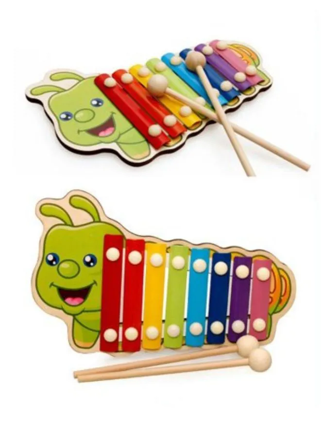 Crocodile Musical Instrument Xylophone with 8 Key Scales for Early Learning and Creative Play for Kids (Recommended Age: 2 )