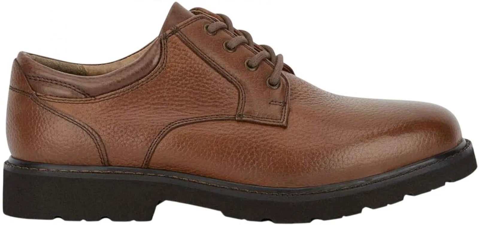 Dockers Mens Shelter Synthetic Leather Rugged Casual Oxford Dark Tan Brown 11.5W