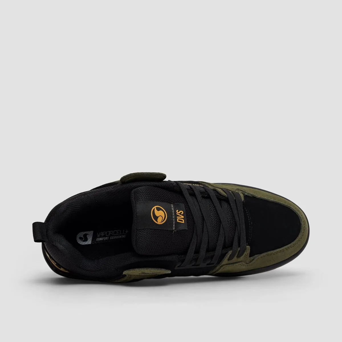DVS Comanche 2.0  Shoes - Black/Olive/Gold Nubuck