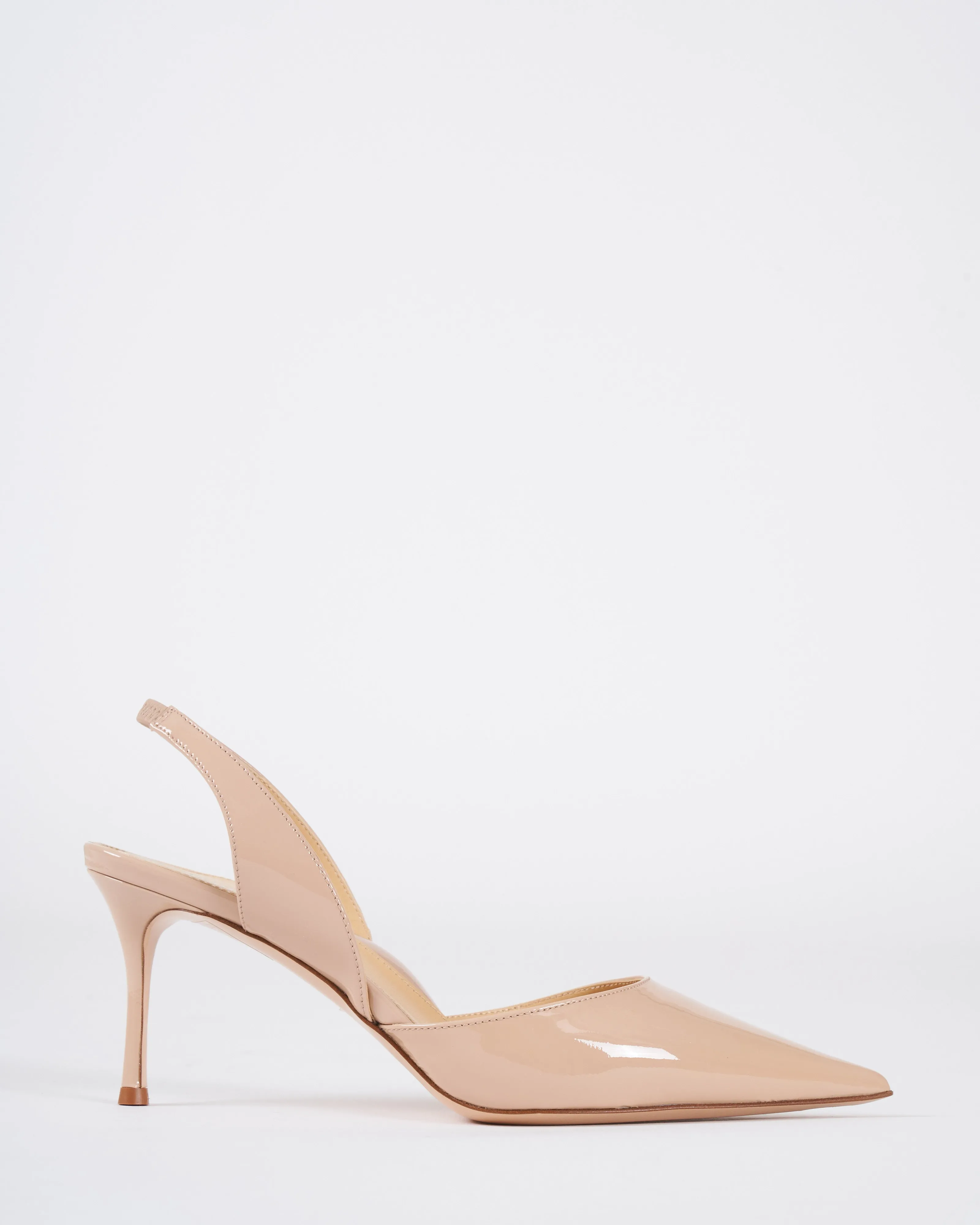 eleanor 70 simple slingback - powder