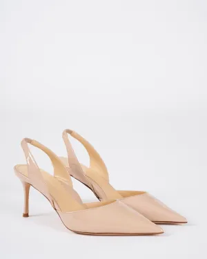 eleanor 70 simple slingback - powder