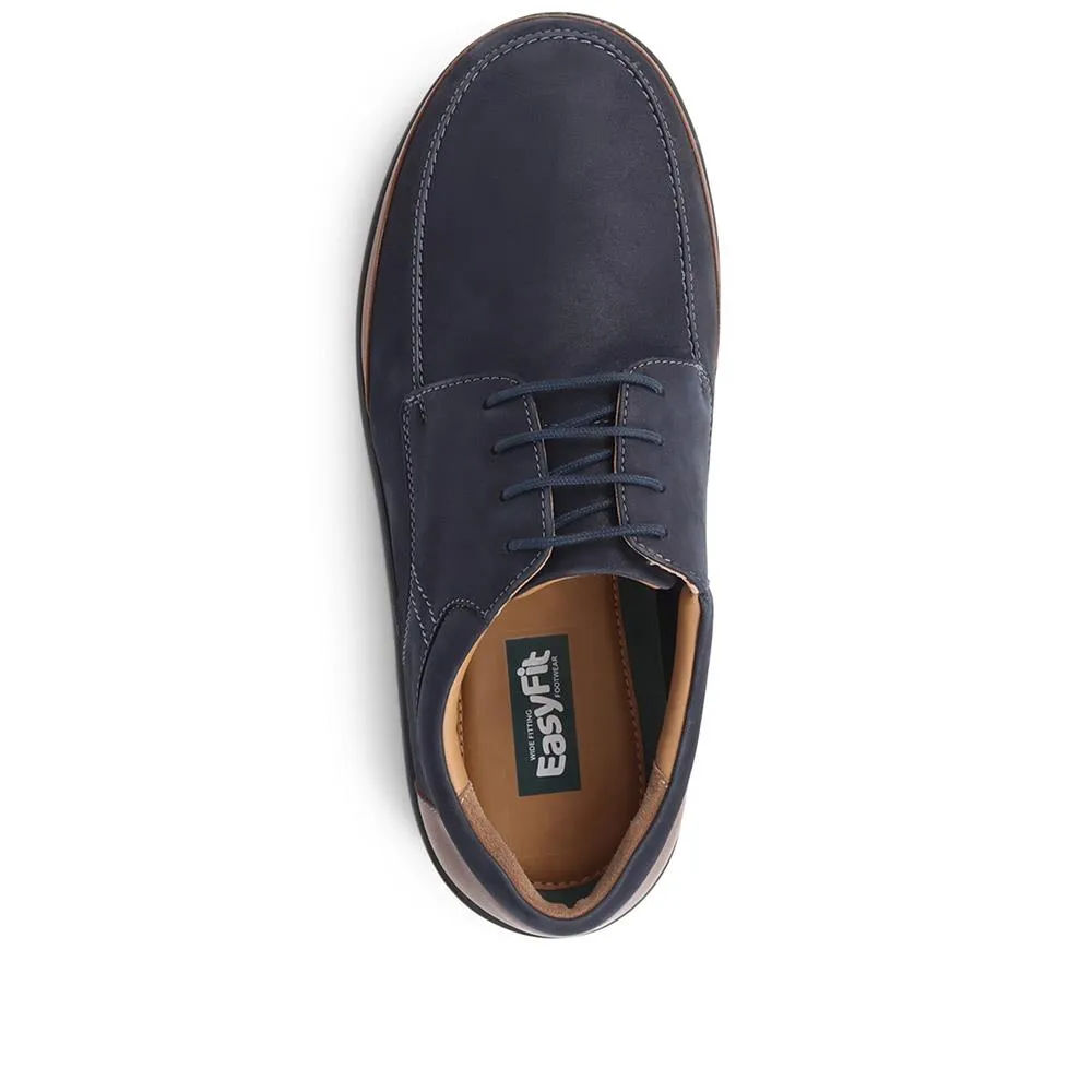 Extra Wide Fit Leather Lace-up Shoes - PAULO / 323 744