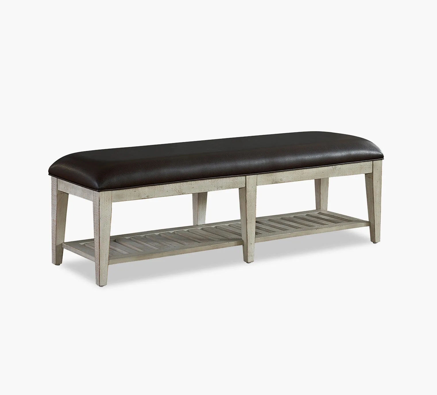 Farm House White Bench
