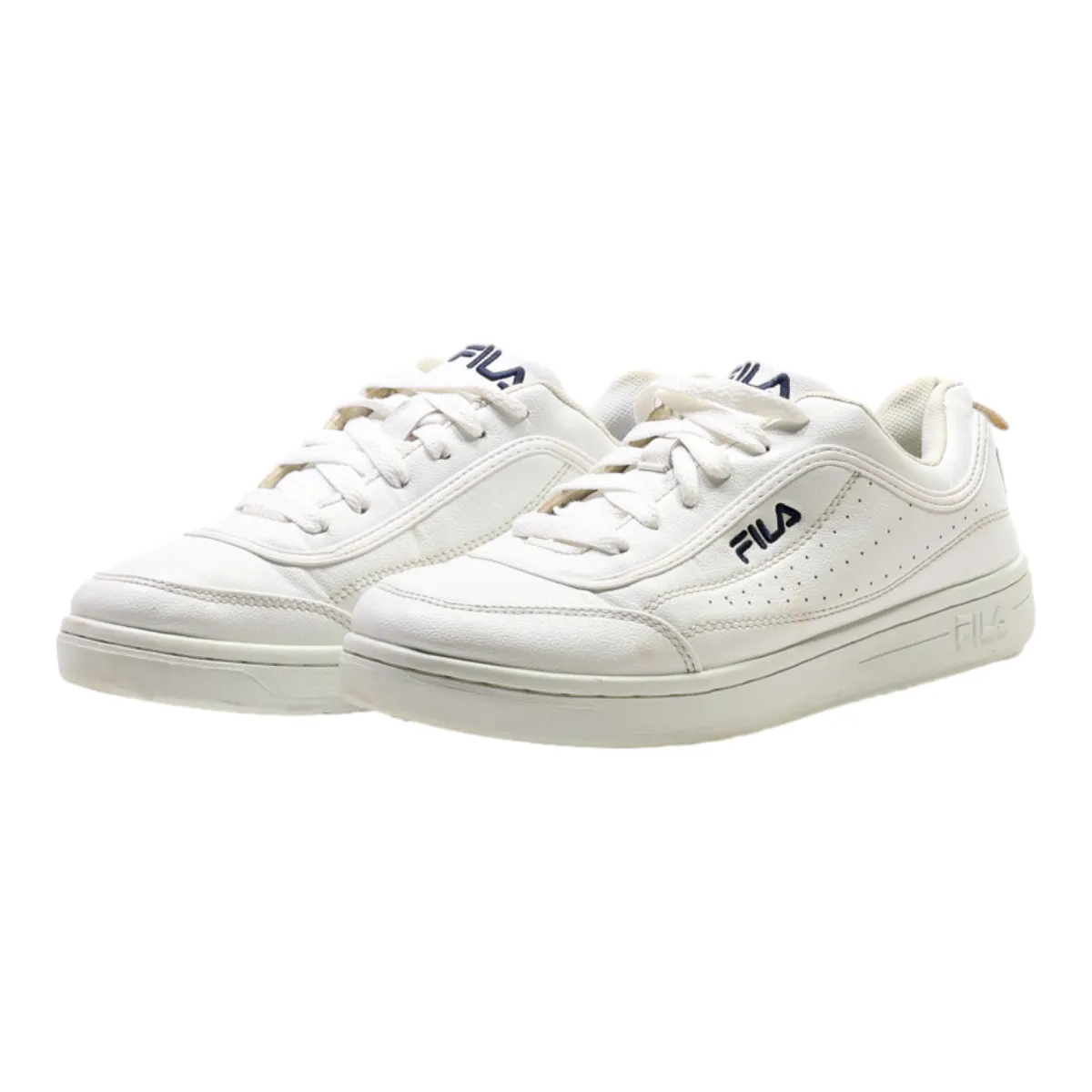 FILA Sneaker Trainers White Leather Womens UK 4.5