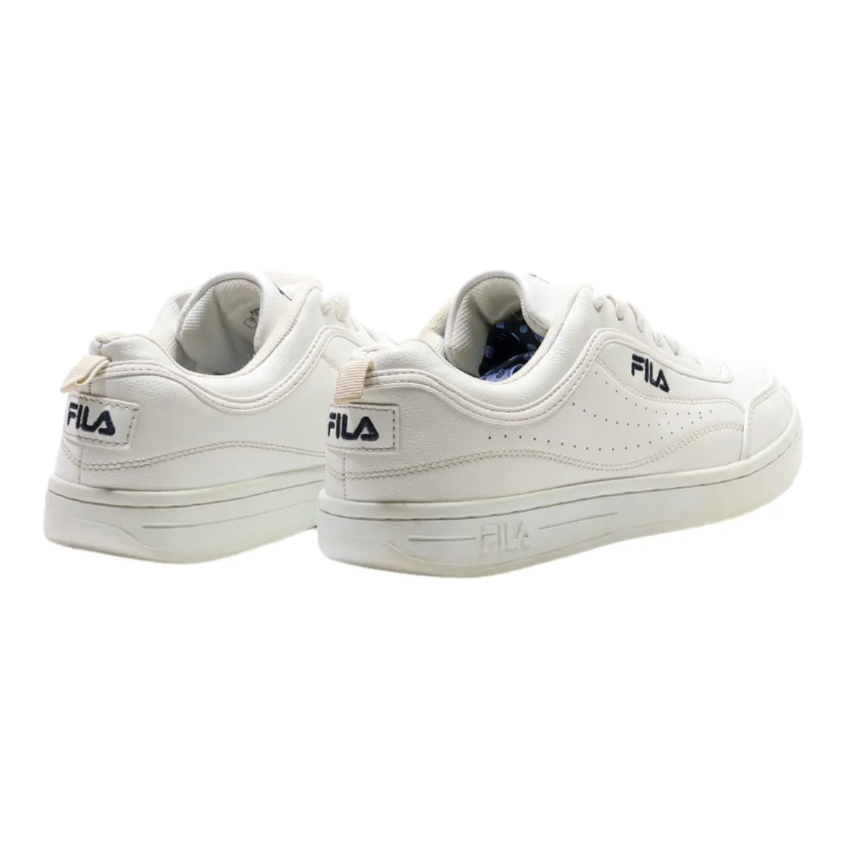 FILA Sneaker Trainers White Leather Womens UK 4.5