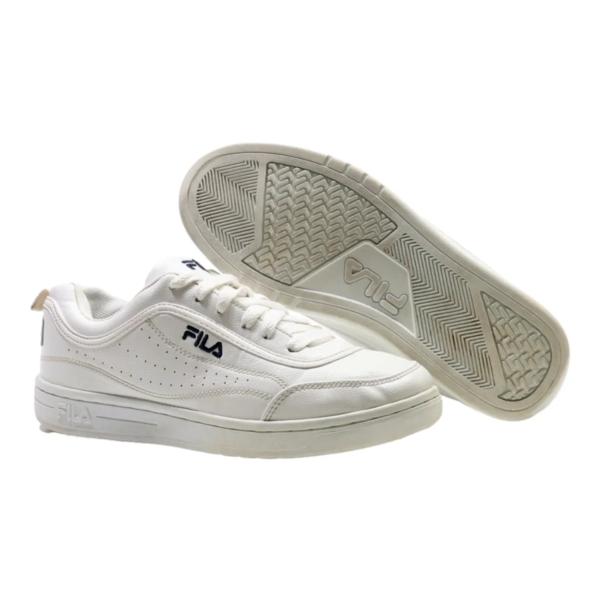 FILA Sneaker Trainers White Leather Womens UK 4.5