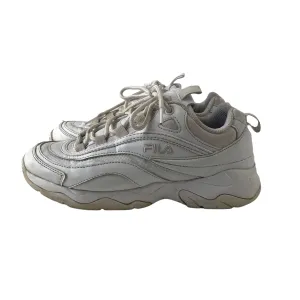 Fila trainers shoe size UK 5 white with laces