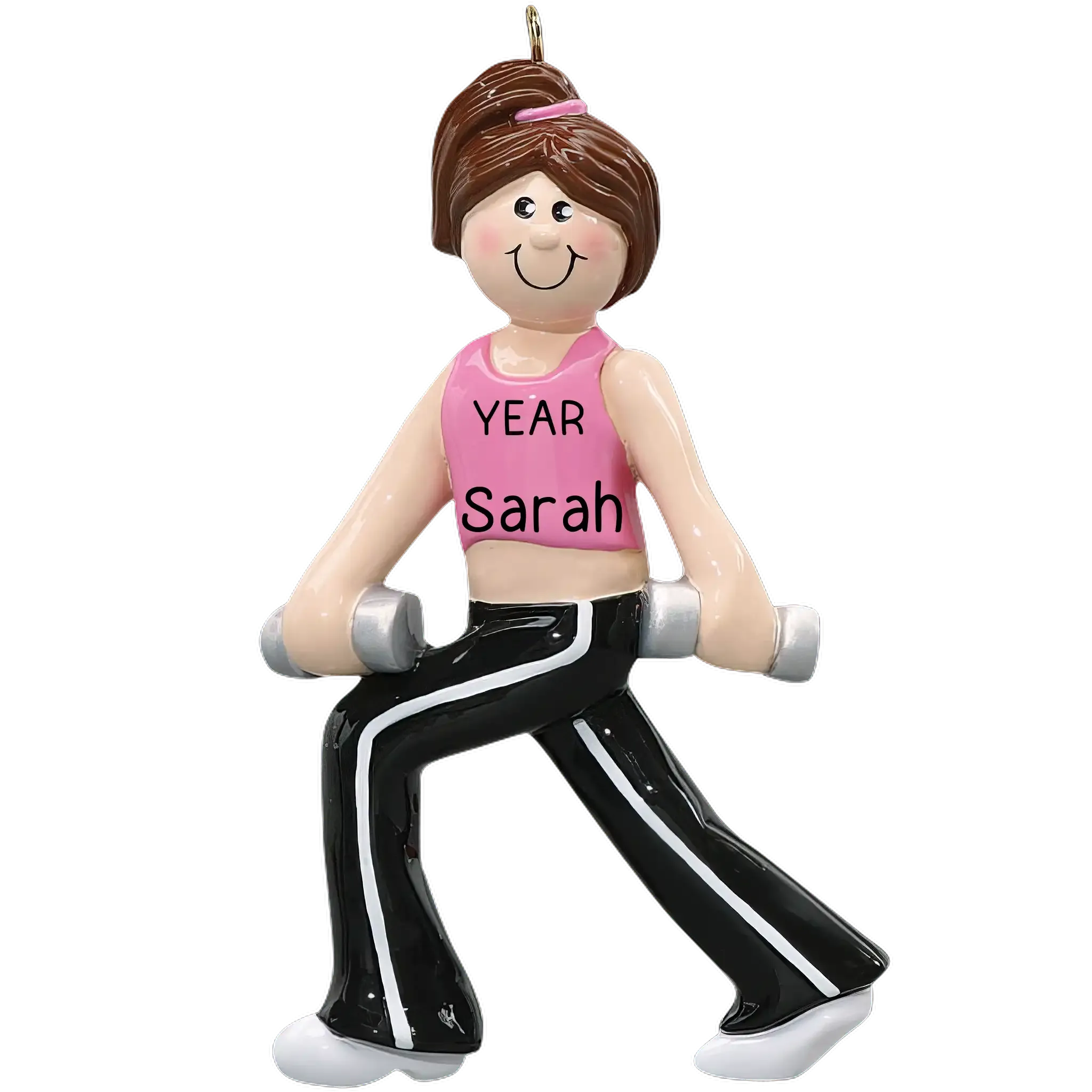 Fitness / Crossfit Girl Christmas Ornament