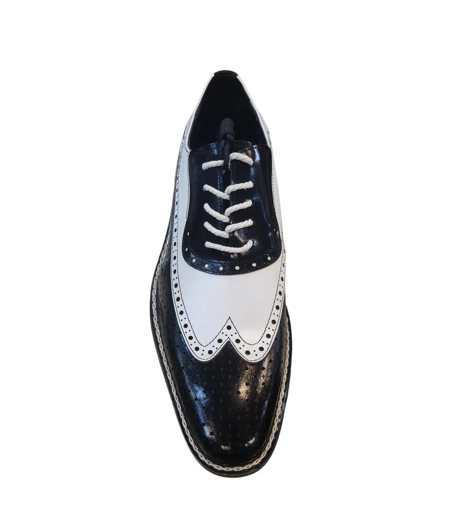 Giovani Two Tone Wing Tip Shoes