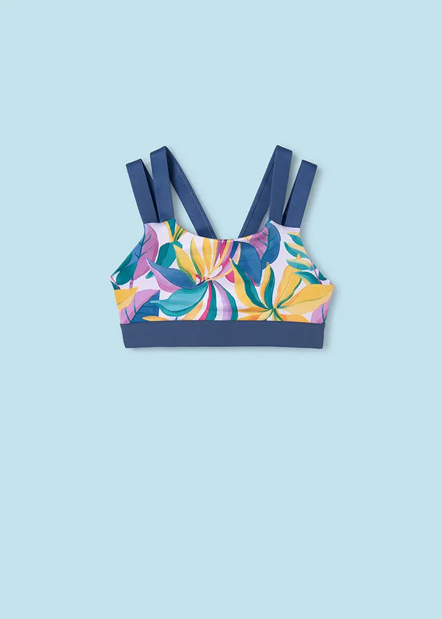 Girls Tropical Exercise Leggings