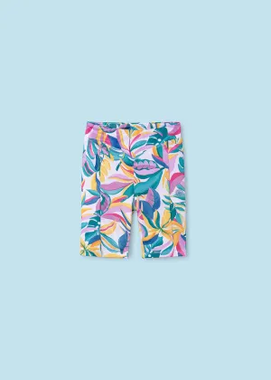 Girls Tropical Exercise Leggings