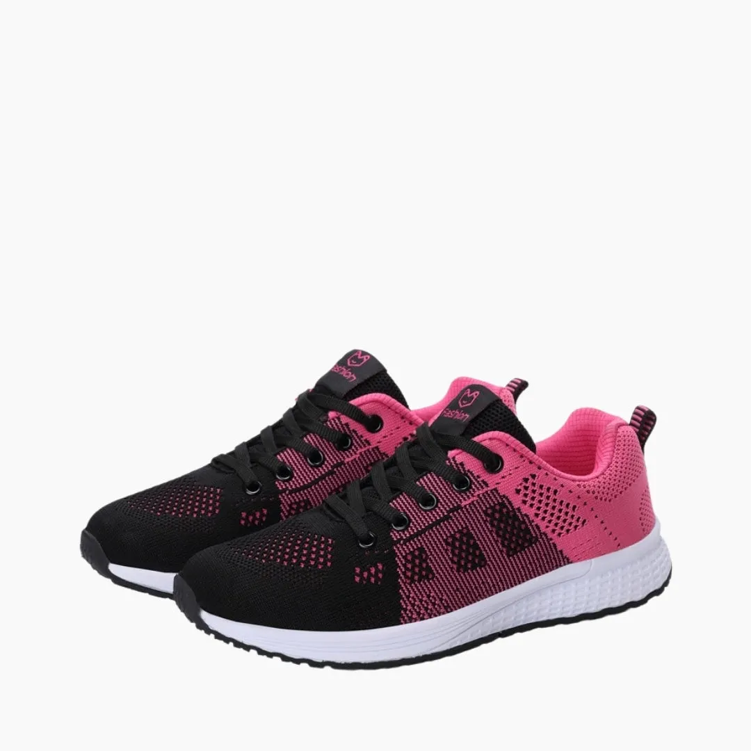 Lace-up, Breathable : Walking Shoes for Women