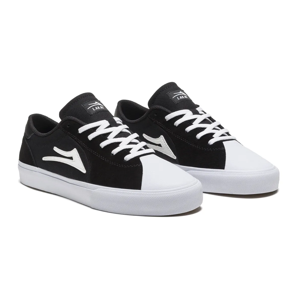 Lakai Flaco II Skateboard Shoe - Black/White
